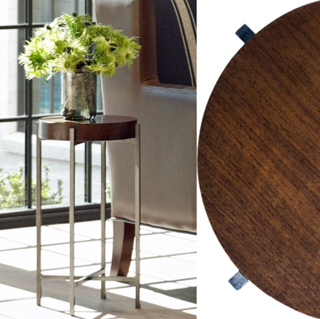 TOYAH-an ideal drink stand of warm walnut and cool steel made for you by a collaboration of artisans in Ohio and North Carolina.   valoramericanhome.com/shop/furniture…