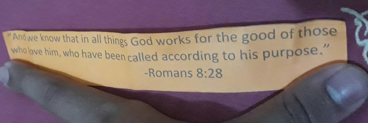 justinelmontoya's tweet photo. AND WE KNOW THAT IN "ALL THINGS GOD WORKS FOR THE GOOD OF THOSE WHO LOVE HIM, WHO HAVE BEEN CALLED ACCORDING TO HIS PURPOSE."

-ROMANS 8:28😇😇
#MVOTD https://t.co/A4x5xFp2Lc