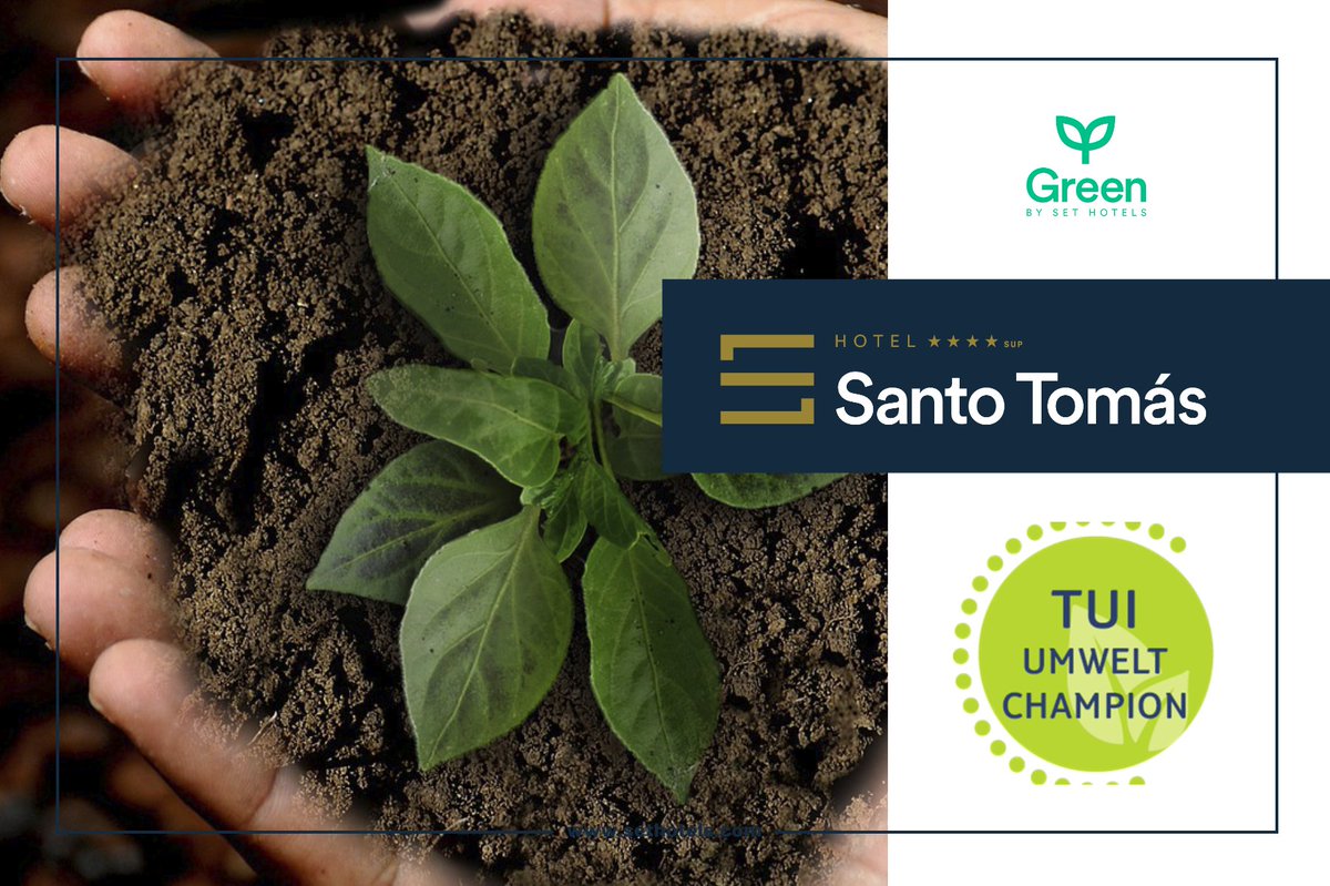 sethotels's tweet photo. El #HotelSantoTomas ha sido premiado con TUI Umwelt Champion 2018. Este premio se otorga a los 100 mejores establecimientos a nivel internacional que destacan por acciones en gestión energética, compromiso ecológico y RSE. #AlojateEnVerde #Greenseth #sethotels #menorca @TUIGroup https://t.co/aeAr7s77c8