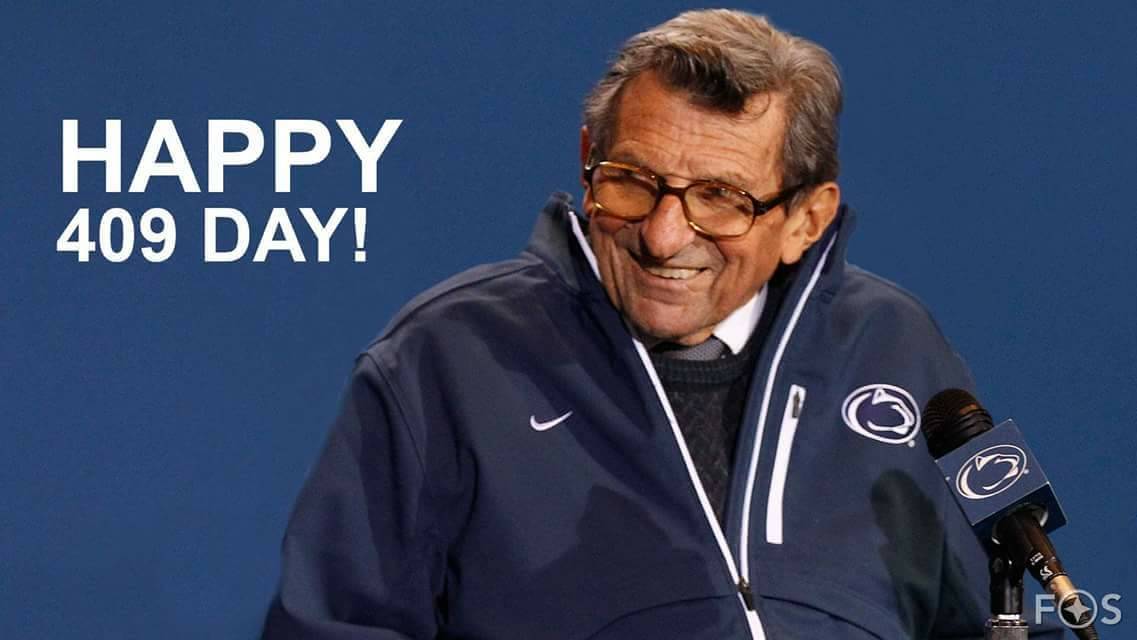 FightOnState's tweet photo. #WeAre #PennState #409Day https://t.co/RASjiwr4lh
