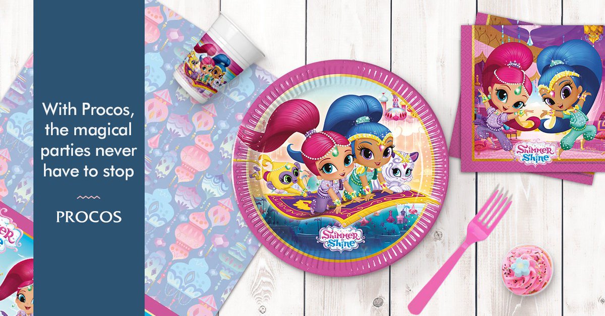 Procos_SA's tweet photo. Have all of your wishes granted with our "Shimmer &amp; Shine" ranges! With Procos, the magical parties never have to stop. #procosparty  https://t.co/IHMwMRSZK5 https://t.co/dGMfR7NHPB