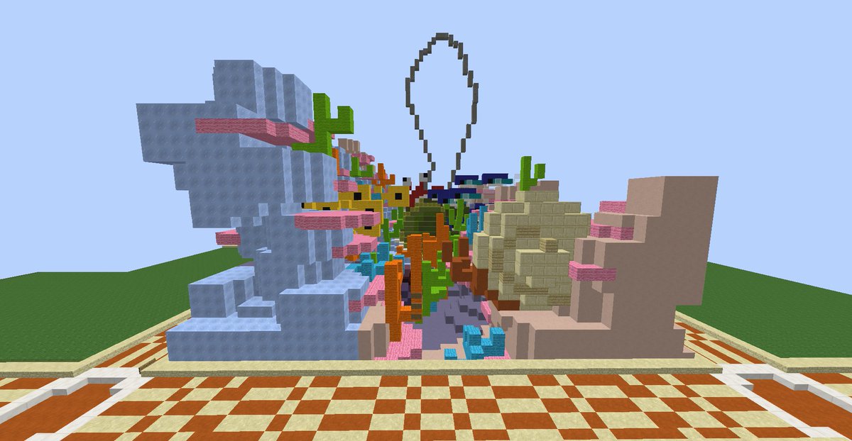 PixelBitNetwork's tweet photo. Who's started work on this month's #PlotContest? #LinIsGod has, and their build looks amazing so far, doesn't it? https://t.co/gZrouRqOQz