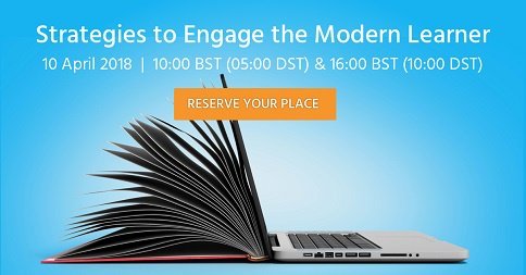 CommunicaidLang's tweet photo. Is your #CorporateTraining struggling to engage your employees? Sign up to #Webinar: Strategies to engage the #ModernLearner and discover how to drive #EmployeeEngagement #HR #EdTech #HRTech
https://t.co/k8lFRennKb https://t.co/RIJKdt16kp
