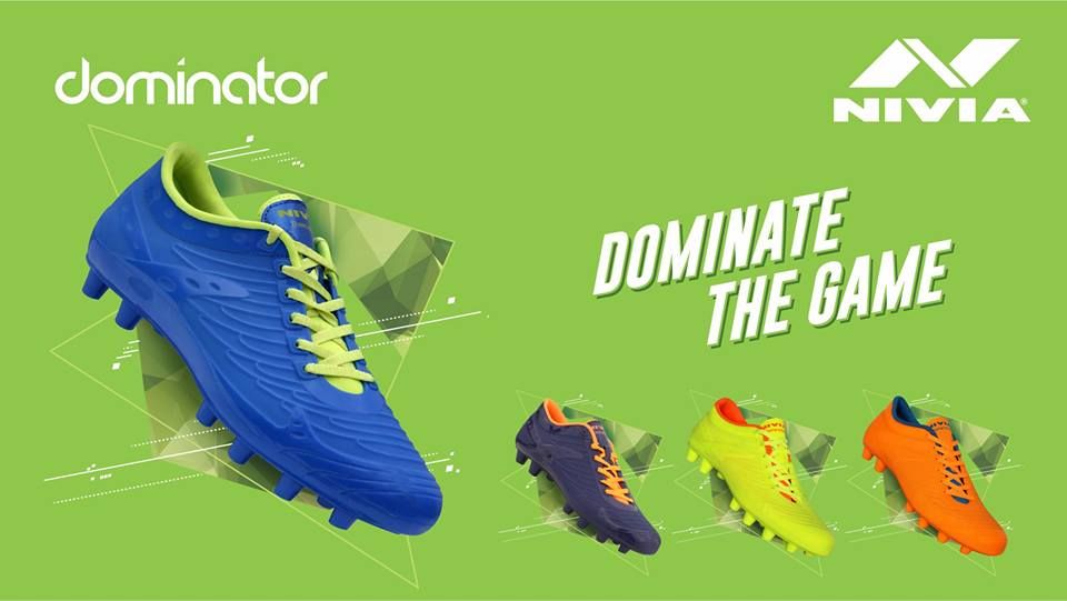 nivia dominator football shoes