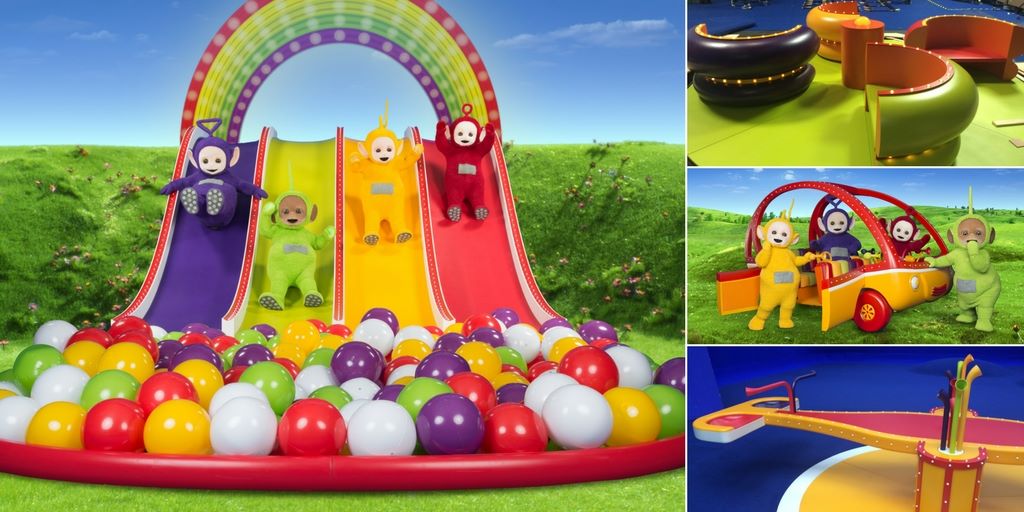 soundzfishy's tweet photo. A giant slide, a giant car. See what we made for the fabulously sunny and ever popular #Teletubbies TV series β https://t.co/iW25He2L22 #props #artdept #productiondesign | #FFDProps https://t.co/1vSI7RUMcc