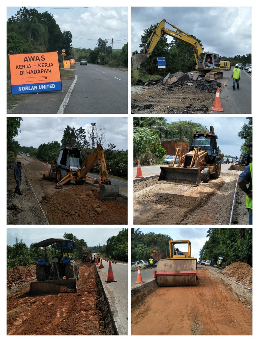 AHTNU_Area3's tweet image. Info 09/04/2018
Sambungan kerja² berkala pavement 2018 di Daerah Setiu di jalan T168 Jln Chaluk / Gong Terap / Bukit Putera sec 6.10 - 6.30 menggunakan kaedah PMC 
@AHTNUC_TSRM @JKRSetiu