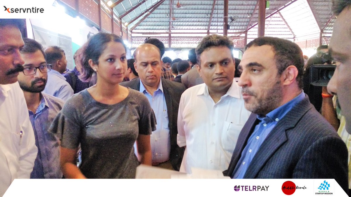 servntire's tweet photo. Absolutely delighted after the conversation we had with Hussain Al Mahmoudi ,CEO of Sharjah Research Technology and Innovation Park  . Looking forward to execute jointly projects in Blockchain in the #EmirateofSharjah . #ServntireGlobal demo booth #Telrpay #HuddleKerala 2018 https://t.co/CIxUtzS0Fc