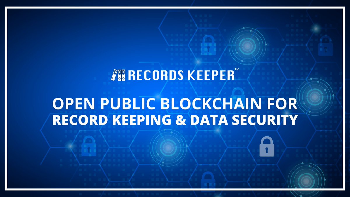 records_keeper's tweet photo. https://t.co/eKPcY3b27g Press Release: #RecordsKeeper - An Open #Public Ecosystem for #Record #Keeping ... - #Blockchain #Records #Private_Blockchain #Land_Record_Management #Education_Degree_Verification_On_Blockchain #Health_Record_Management_On_Blockchain Via @records_keeper https://t.co/9ONs3JS9Em