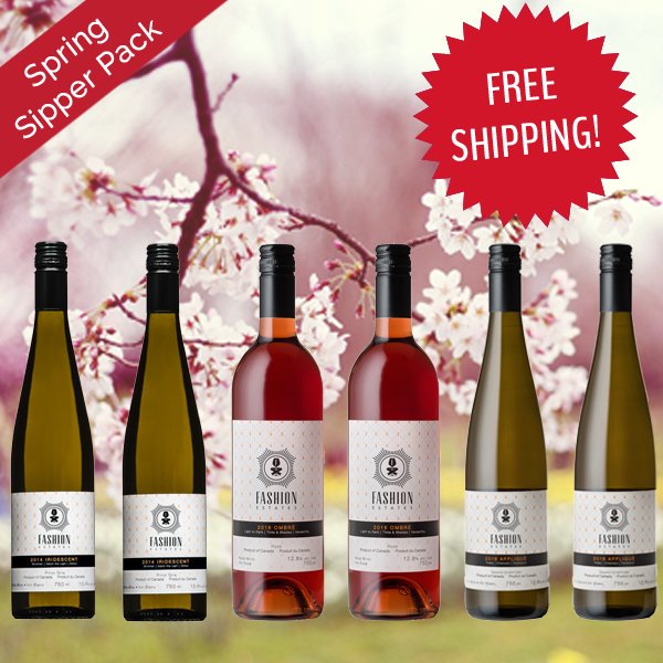 FashionEstates's tweet photo. Spring is here and we wanted to share our Spring Collection with you! We're offering free shipping of our Spring Sipper tasting pack from April 9th to April 25th. Perfect for sharing with friends &amp; family and at your upcoming spring events. #springtime #bcwine #bcwinemonth https://t.co/wSl4iCtZGD