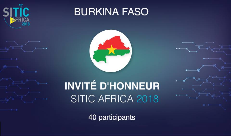 Nous avons l'immense plaisir d'annoncer la participation exceptionnelle du Burkina Faso notre invité d'honneur de l'événement SITIC Africa 2018
40 participants burkinabés seront présents durant cette edition

#SITICAfrica
#SITICAfrica2018
#BurkinaFaso