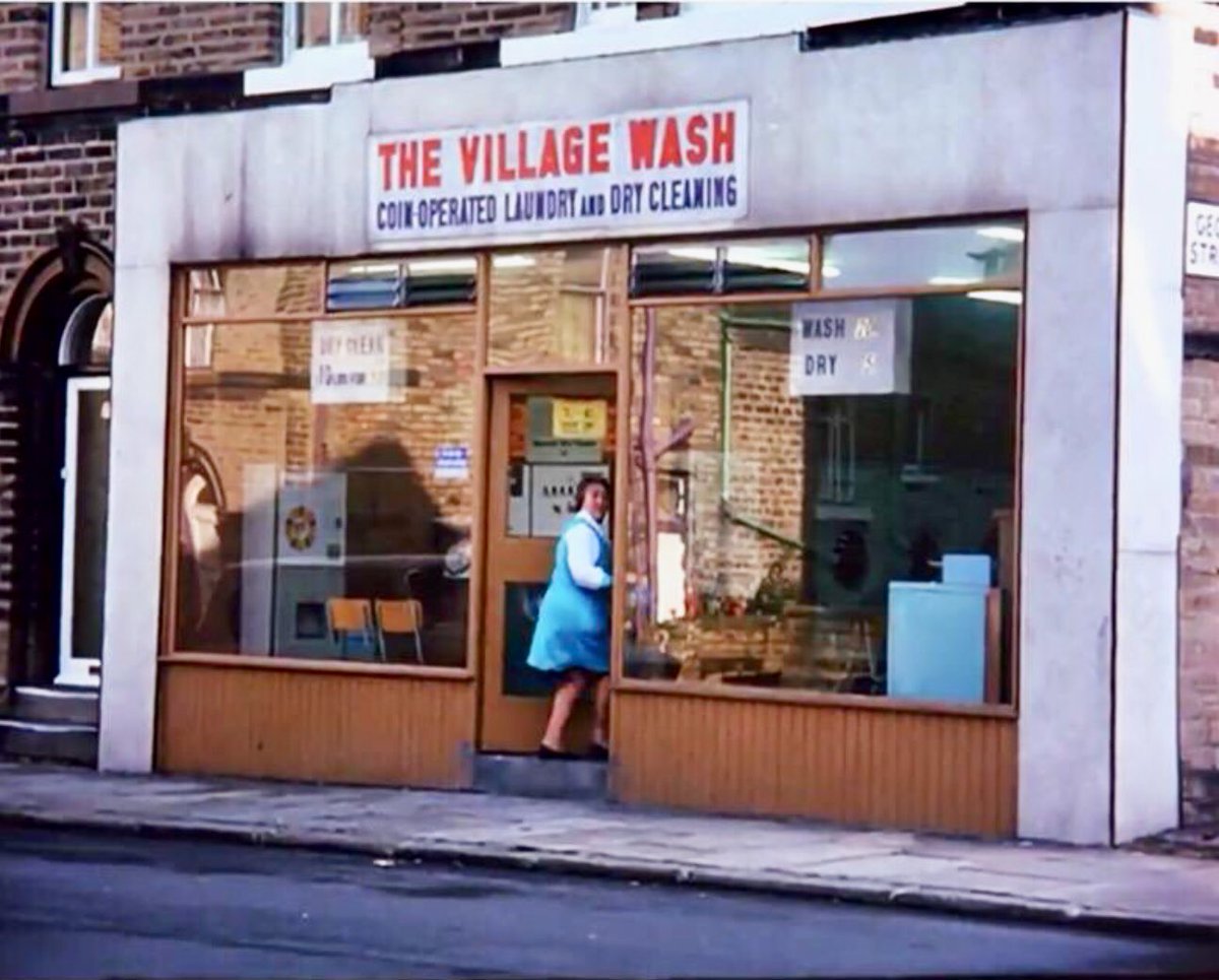 SaltsWalks's tweet photo. #Saltaire station re-opened #OTD #1984 19 years after the #BeechingReport led to its closure. #MindTheDoors, #Leeds to #Skipton. And so began the regeneration of the village. #NowAndThen https://t.co/ZIrdILk0tV