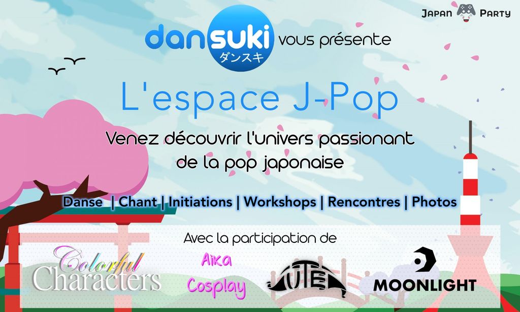 AssoDansuki's tweet photo. Retrouvez-nous pour la première fois dans la gestion d'un espace entièrement dédié à la J-Pop !
Nous serons entourés de nombreux groupes pour diverses activités !
#Jpop #Convention #Event #France #Dansuki #Odottemita #Belgium #踊ってみた #海外 #ダンスキ #JapanParty #Nanterre https://t.co/VkZpZTWvnd