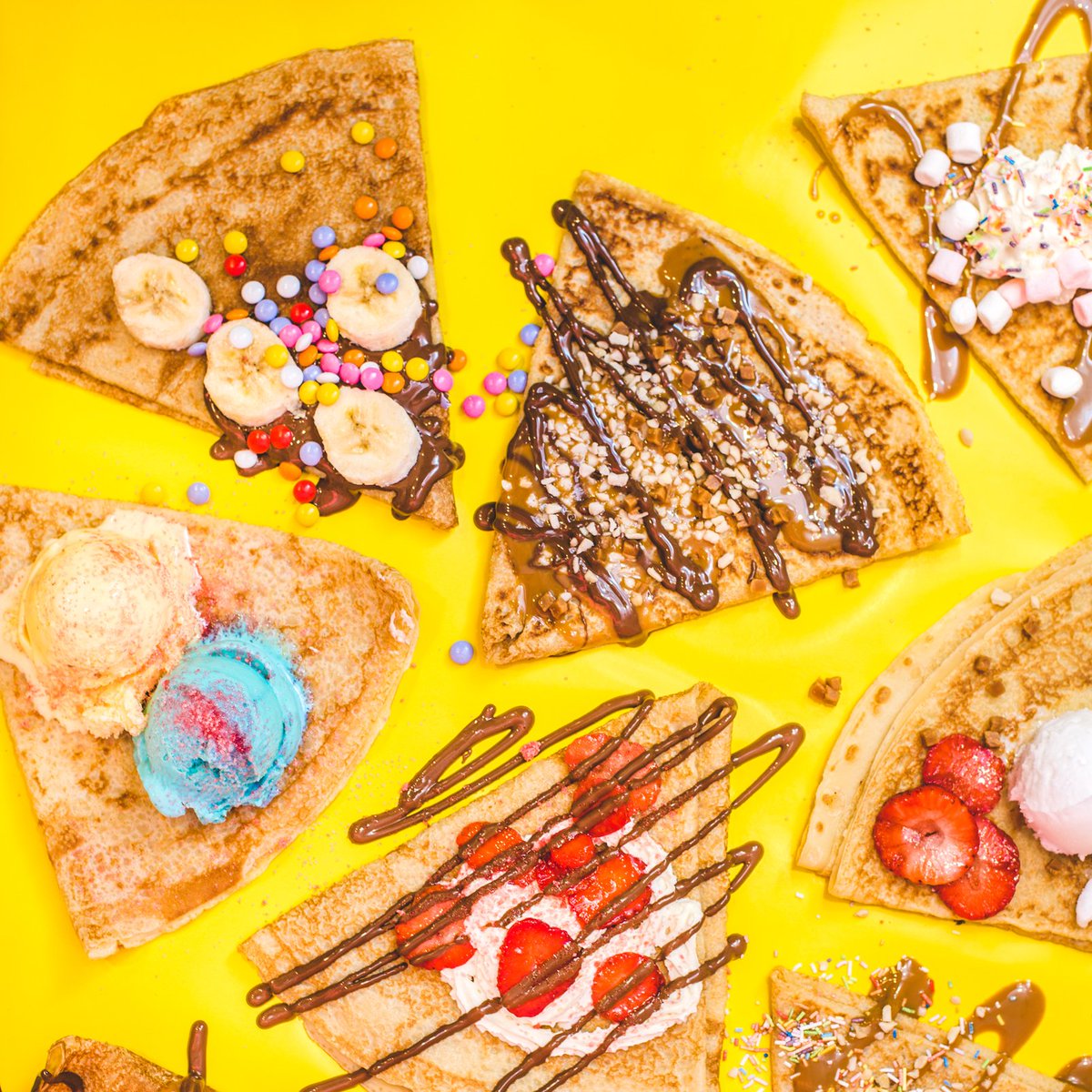 You can customise our crêpes with a variety of tasty toppings. From Strawberries to Bananas, <a href="/lotusbiscoff/">ygritte</a>, Peanuts, <a href="/nutella/">emanuele</a>, and many more. What are your go-to toppings? 🤔
#KingdomofCreams
#LeicesterSquare