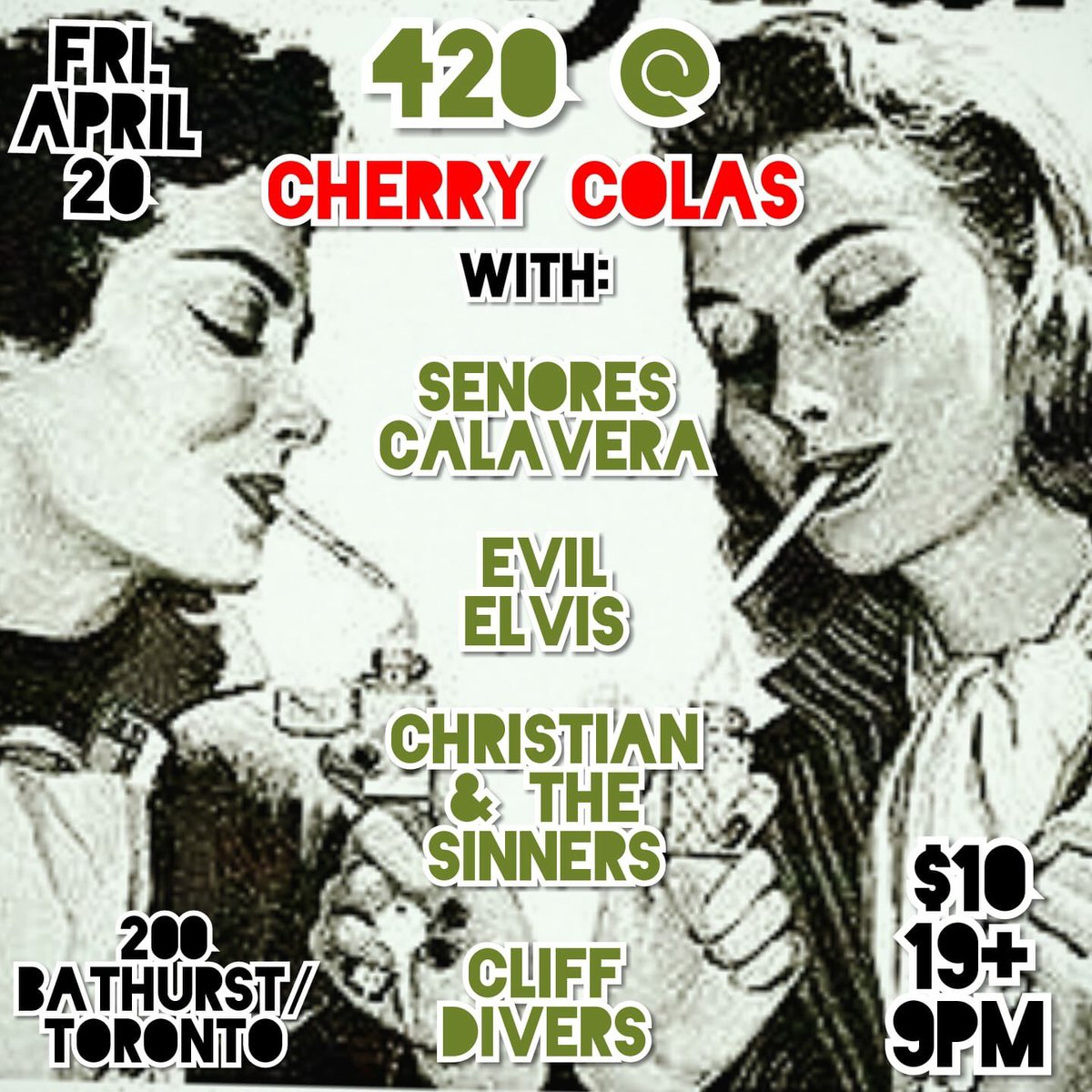 ThatChristianD's tweet photo. @Cherry_Colas April 20th
@senorescalavera
toronto #rock #postpunk
#darkrock #psychobilly #torontorock #surf #ChristianD https://t.co/lWVw2Jcx6t