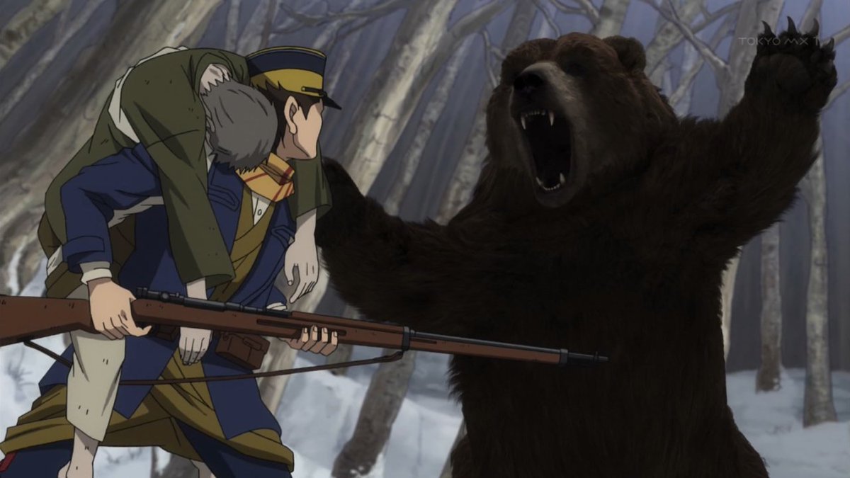 Resultado de imagen de golden kamuy bear