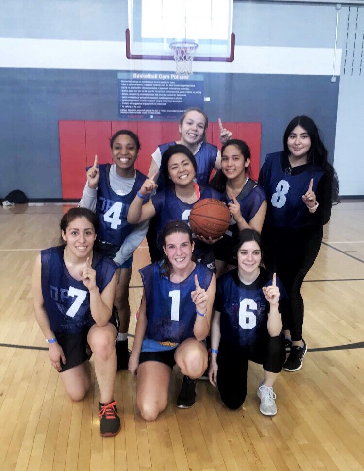 dphieuic's tweet photo. 1st in flag football, soccer, and basketball in the women’s bracket🥇2nd in dodgeball and volleyball 🥈Go Blue Team 💙💙💙 #GreekWeek2018 https://t.co/XXCkkmIa5l