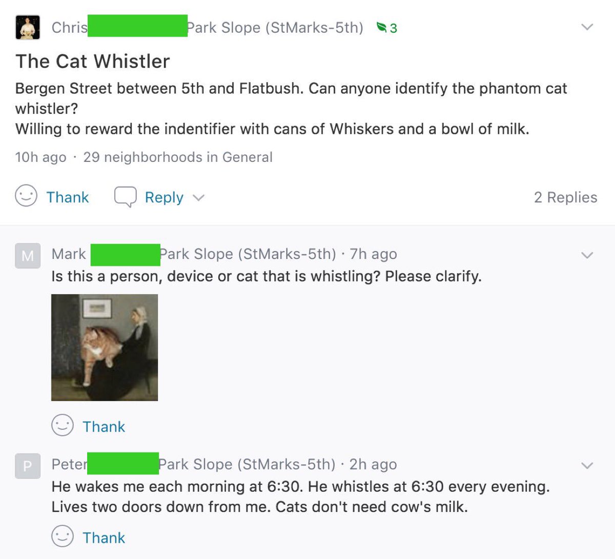 bestofnextdoor's tweet photo. IS THIS A PERSON OR CAT THAT IS WHISTLING? 

PLEASE CLARIFY https://t.co/S0tAGku0pI