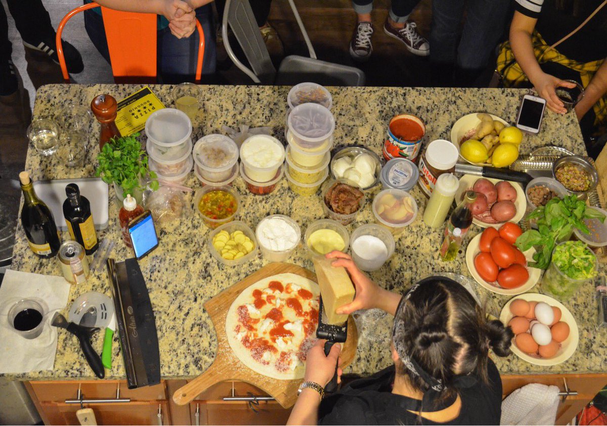 _GeorgePira's tweet photo. @ActionBronson are there three random words you might use to describe these homemade pizzas my sister (@312LaraPira) made? #PizzaDoughJo https://t.co/KL9zypXZyc