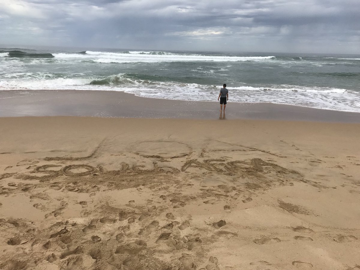 JoaSouth's tweet photo. Day 7: Wilderness beach #bigwaves https://t.co/V7hJ00NxkH