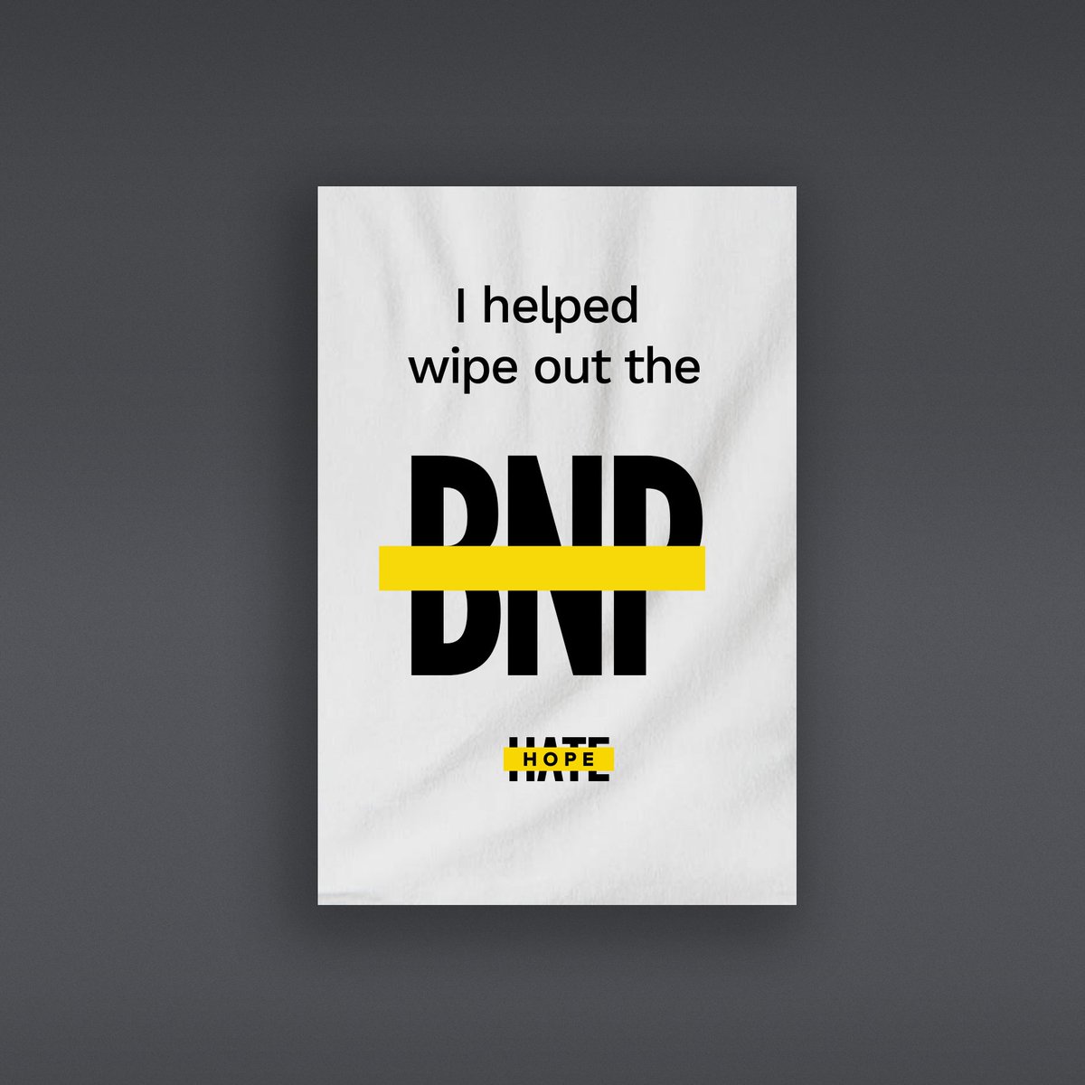 hopenothate's tweet photo. Together, we wiped out the BNP. So guess what we made to celebrate? Get yours now: https://t.co/63a5l09A8V https://t.co/cHGl72KYev