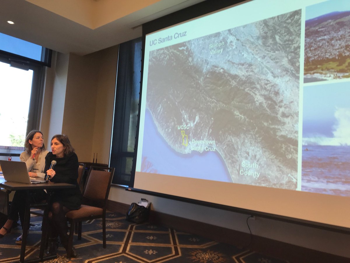 AtelierTen's tweet photo. Listening to @PageThink and @UCSC discuss our campus plan for a more #equitable and #resilient campus! #SCUPPA2018 @Plan4HigherEd #sustainability https://t.co/JSjXJhWOr1