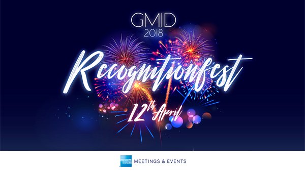 IssaJouaneh's tweet photo. American Express Meetings & Events will be celebrating #GMID18 with RecognitionFest #RecognitionFest by recognizing our colleagues and teams that make all of our work possible. Meetings & Events professionals are the stars of our business and everything we do #eventprofs https://t.co/DgMdjA4jgO
