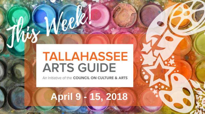 TallahasseeArts's tweet image. Tallahassee Arts Guide: Apr. 9-15, 2018 - festivals, music, theatre, visual art and more! conta.cc/2uUZrA8 #theARTSlivehere #TallahasseeCreates #IHeartTally