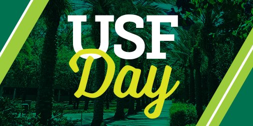 USFintl's tweet photo. Did you know today is #USFDay?! It was established by former Tampa Mayor Pam Iorio on April 9, 2010 and has morphed into a weeklong celebration known as USF Week.
Today, Tomorrow, Forever BULLS! https://t.co/YksgFXlWnD