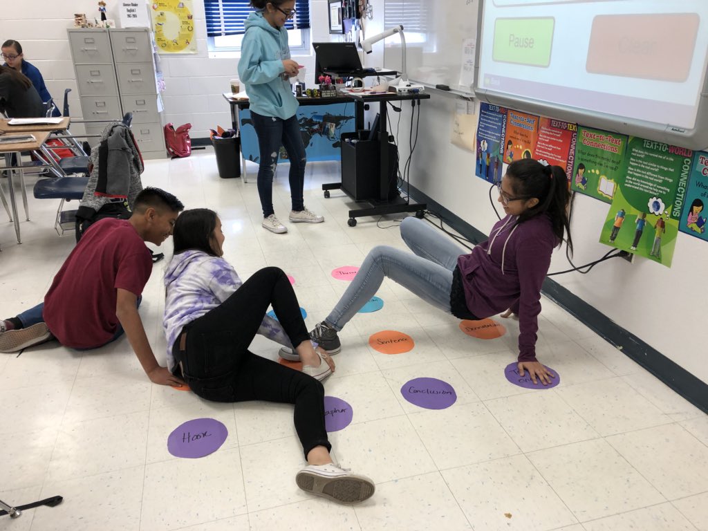 Najera_IDEA's tweet photo. EOC review party today. We laughed so much! Thank you Mrs. Reveles-Madrid for the game ideas! #TeamClint #CECA #Patriots https://t.co/2LBAA9lTSG