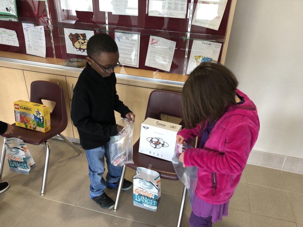 WES_GrantElem's tweet image. Compass Learning Challenge Prize Day! Students earned one ticket for each Compass lesson completed at home over the last month! We had over 5,000 activities completed as a school! Great job bulldogs! @WESchools #weschools