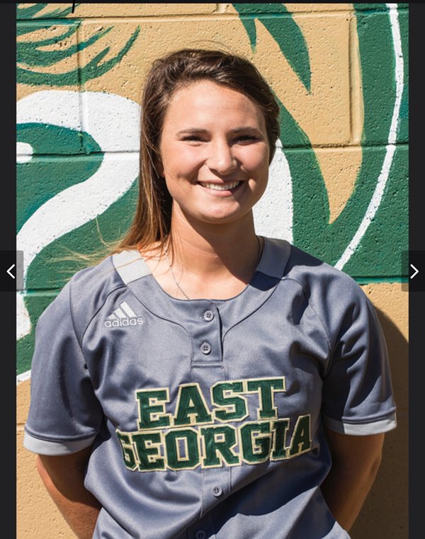 THEGCAA's tweet photo. Congrats to @EGSCBobcats @EastGaCollege 's Taylor Long named @THEGCAA  Softball Player of the Week. 
https://t.co/e4QNg4gMqQ https://t.co/Xx5rXIh9k0