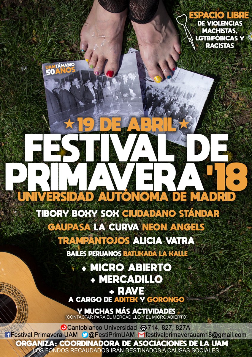 Festi Primavera UAM 2019 (25 abril) tweet media