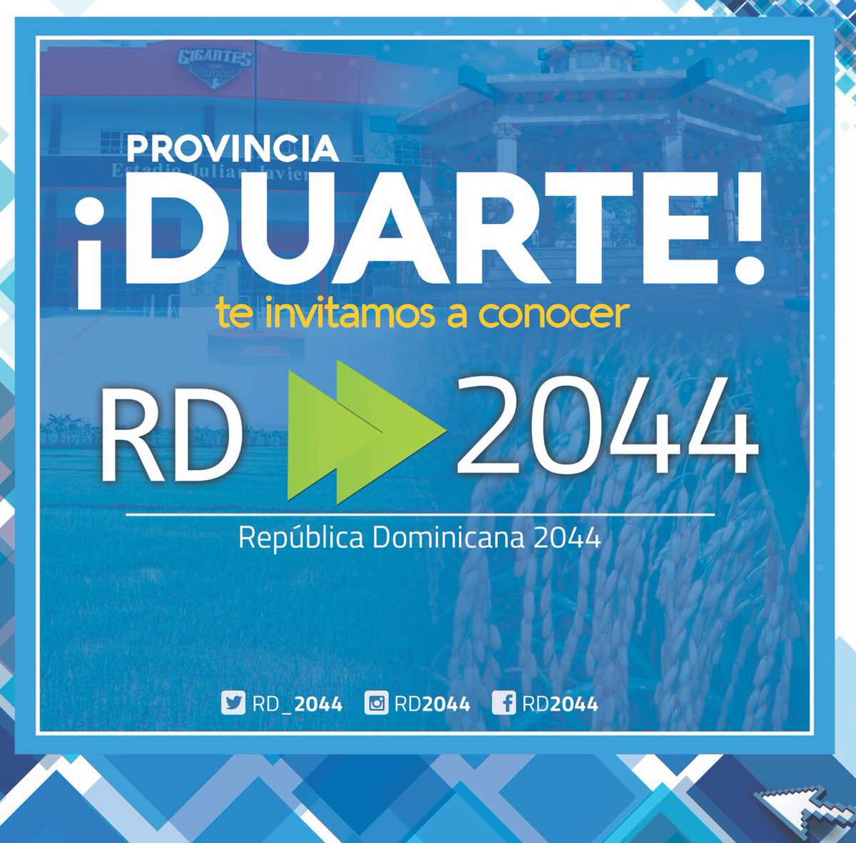 heidyterrero1's tweet photo. ESTE JUEVES 12 DE ABRIL / ¡La provincia Duarte recibe en la Ciudad Ganadera de SFM a #RD2044! // Llevando así este proyecto de visión de infraestructura y desarrollo para toda la Nación, presentado por el Doctor @leonelfernandez . ¡Regístrate! / Link en la Bio / #RD2044Duarte https://t.co/OOkXNq1FSK