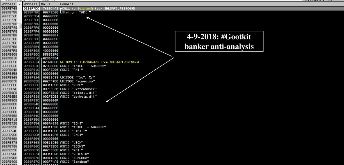 VK_Intel's tweet photo. 4-9-2018: #Gootkit banking #malware gang obsessed with "SSL" mimicking domains ๐
Mutex: "ServiceEntryPointThread"
Known latest domains (blocklist):
safenetssl[.com
securesslweb[.com
netsecuressl[.com
securesslservice[.com
secsslnetwork[.com
sslnetsecurity[.com
Thx: @dvk01uk ๐ https://t.co/SMDwzlhvQh