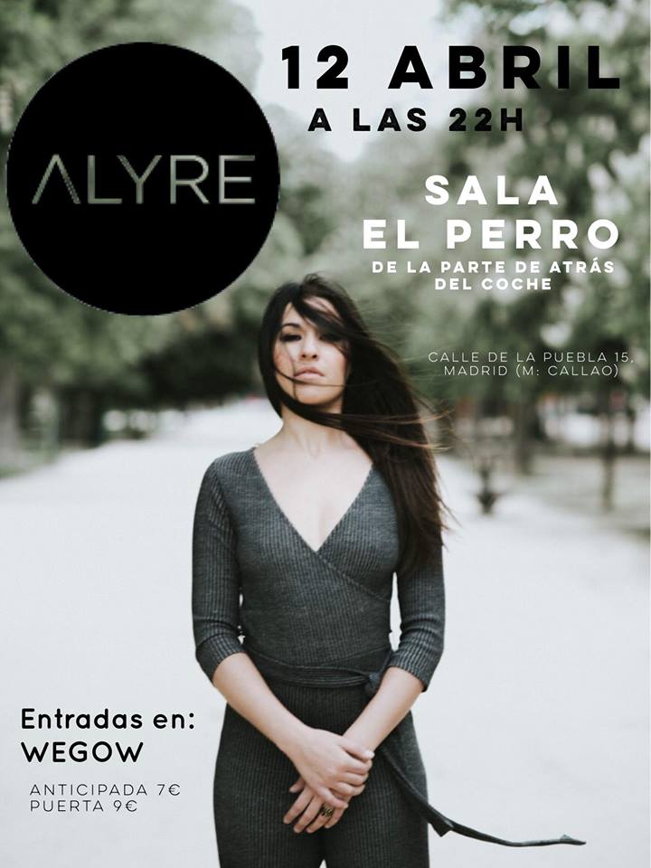 MadridAndMusic's tweet photo. El 12/Abr @AlyreOfficial desplegará #Wakingupamongstrangers en @ElPerroMadrid. 🎟️ https://t.co/6BB78QH6Hs #MadridAndMusic https://t.co/tqthPunKDq