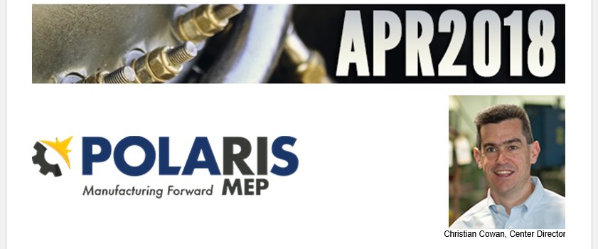 Polaris_mep's tweet photo. Hot off the press, it's the @Polaris_mep eNewsletter - https://t.co/YkBPgOVGsg
#manufacturing #RhodeIsland #MakeItInRI @NIST_MEP #MEPNationalNetwork https://t.co/H0EntFmcCd