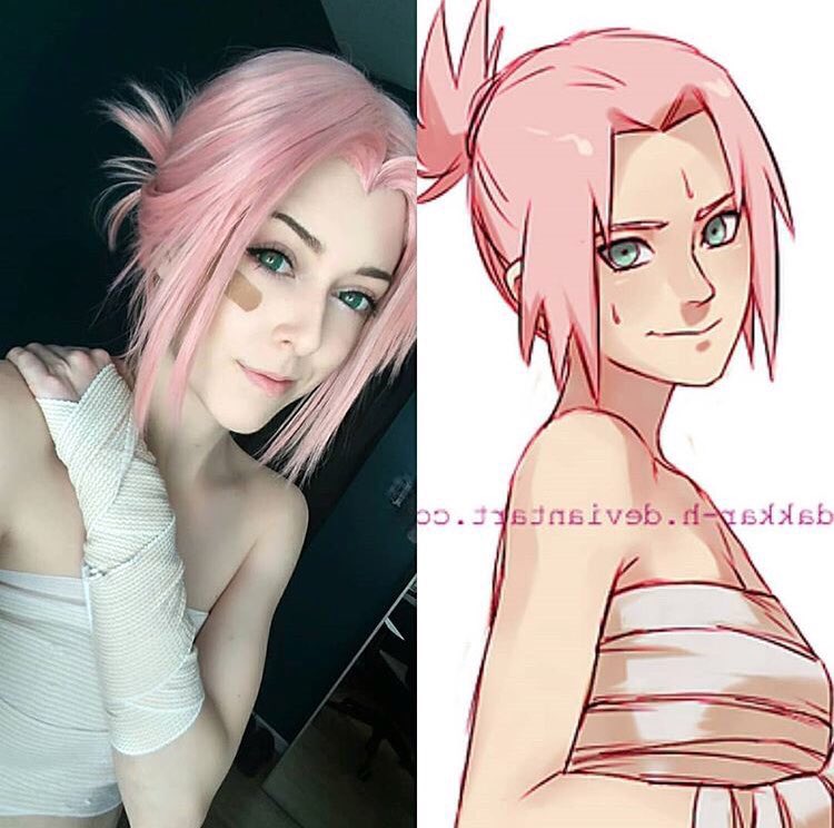 DEKU on Twitter: "Best Sakura Haruno Cosplay By: @paigeygamez https://...