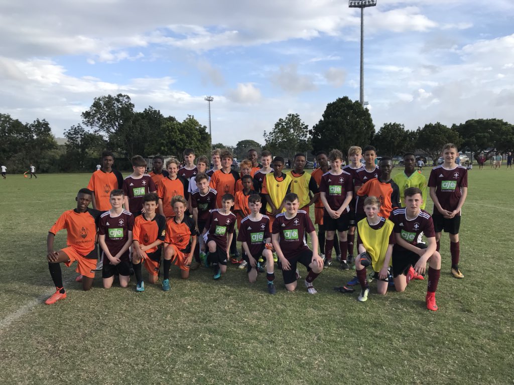 JoaSouth's tweet photo. Day 7: Fixture 3 vs CX Utd Soccer school - In the most competitive game of the tour, the A’s, captained by Harry, scored in the dying seconds to win 3-2, with Kenny netting the crucial goal! #unbeaten #neversaydie #attackattackattack https://t.co/h18WVGgoRe