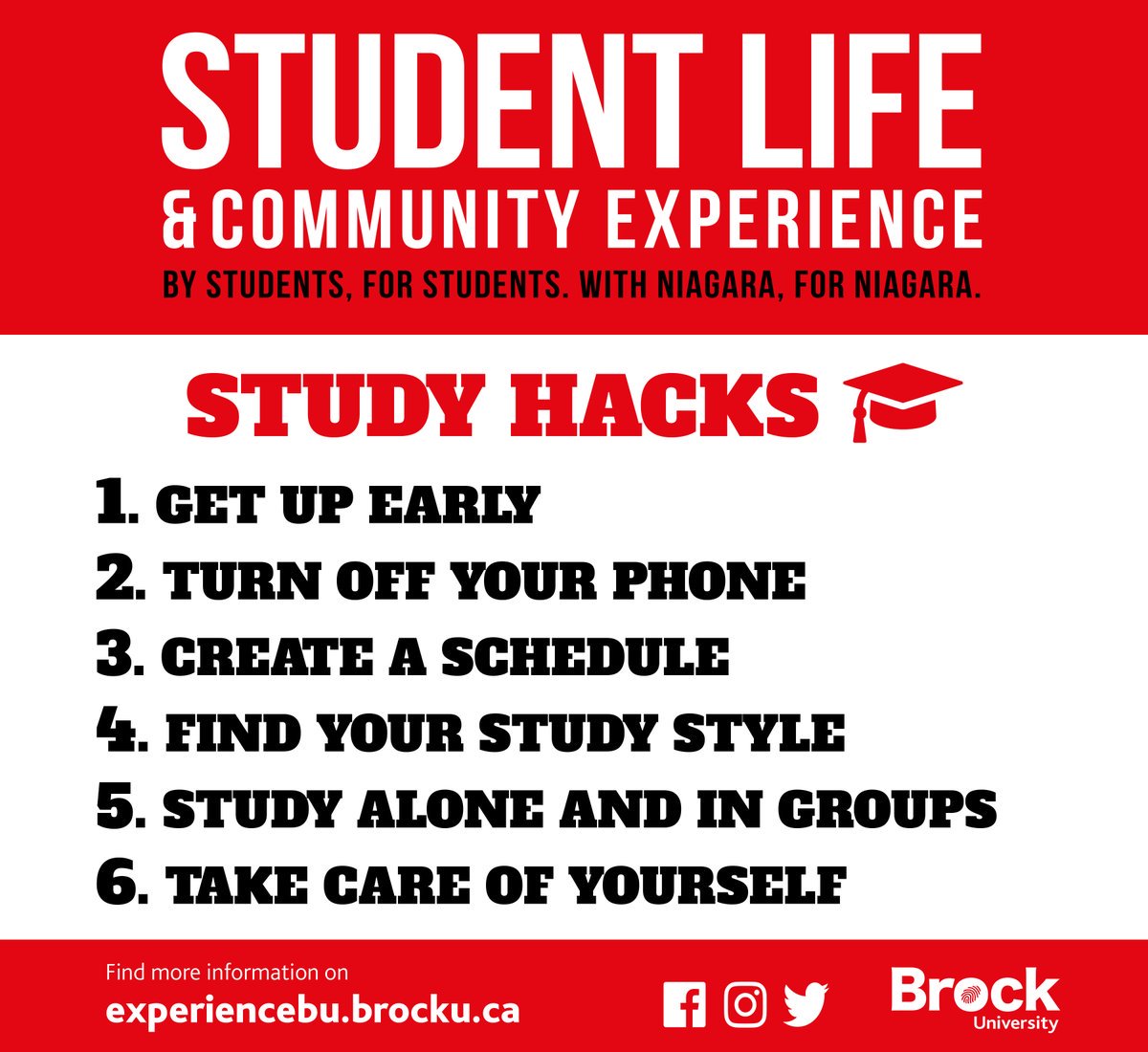 Brock Student Life and Success tweet media
