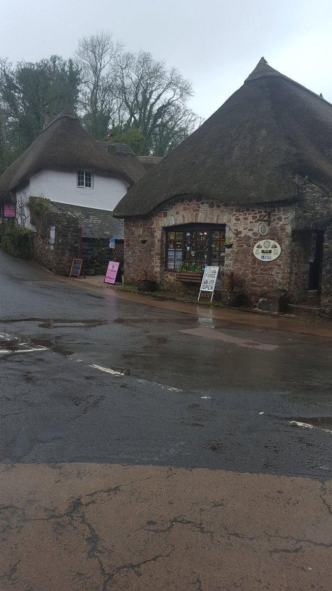 Pretty little village near Torquay was a bit wet though.