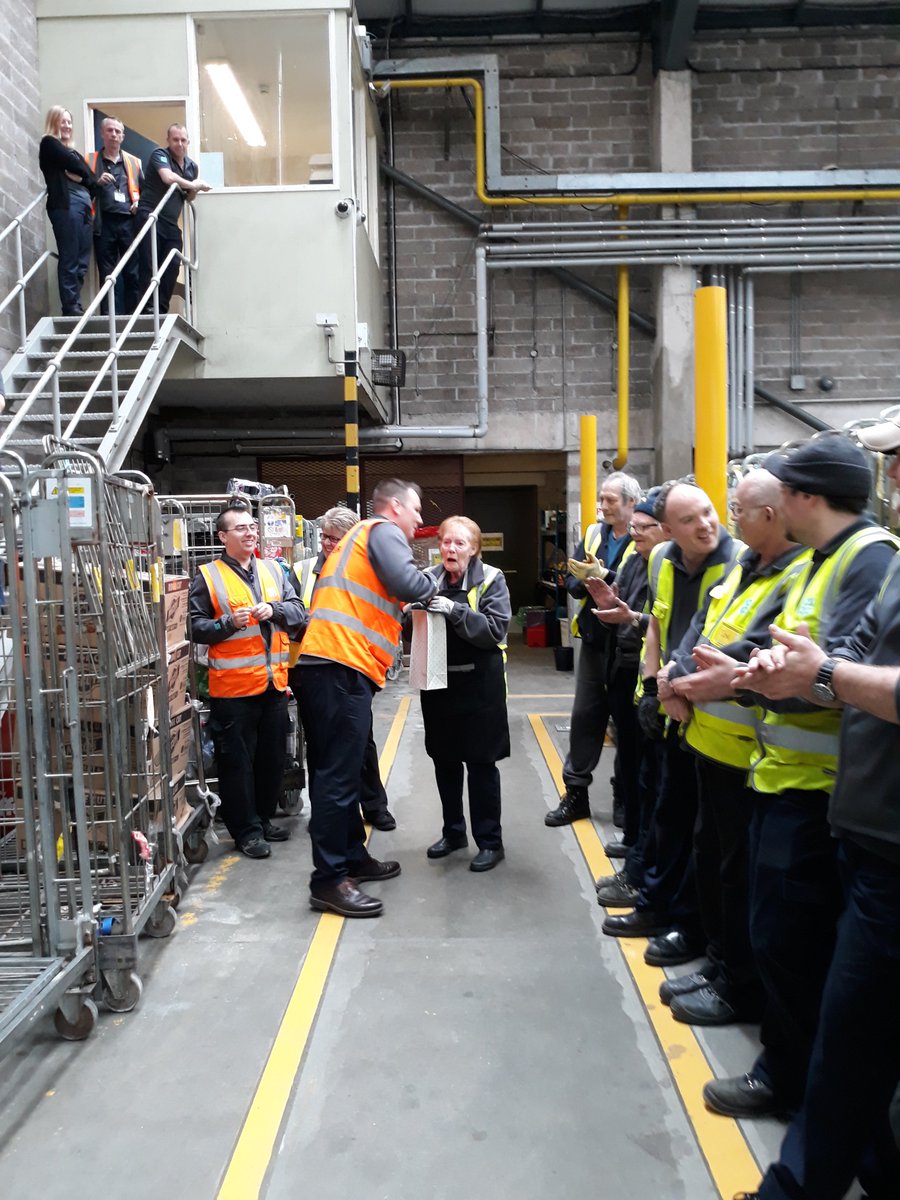 KathPlymDep's tweet photo. WOW we are so proud to have the 'Logistics Colleague of The Year' right here in Plymouth. #CONGRATULATIONS to our fabulous Barbara who is the winner of the #thankyouforbeingcoopawards. Barbara was suitably shocked and surprised at the news, but in our eyes so deserving! https://t.co/9OJk7thBO1