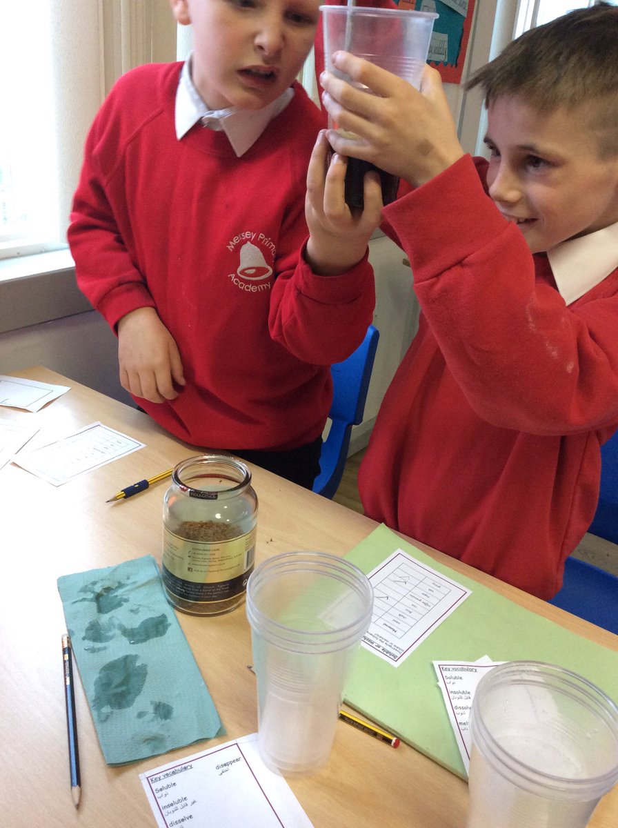 MerseyYear5's tweet photo. Investigating dissolving @MerseyPrimary @JacquiOverfield https://t.co/3R1LprX6Bw