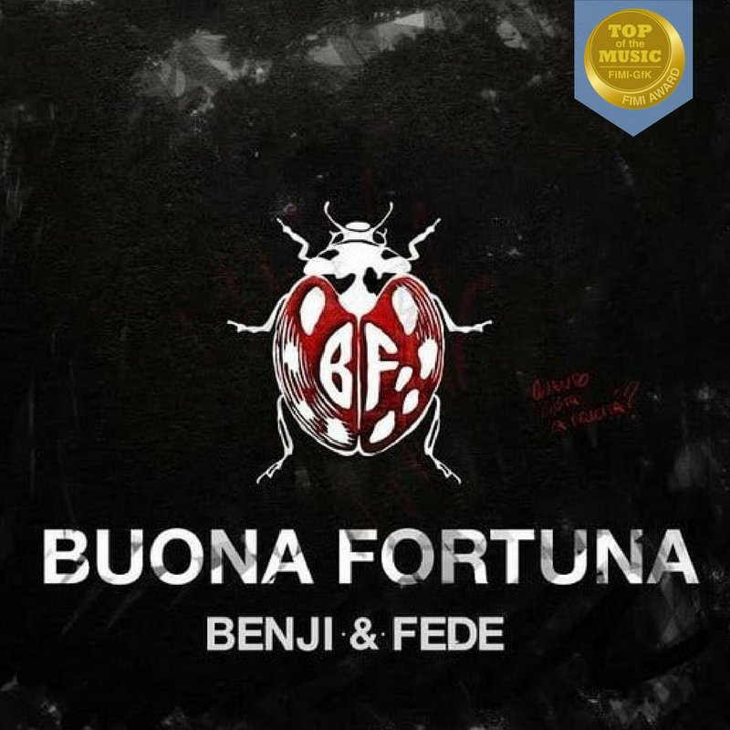 FIMI_IT's tweet photo. Tu non avere paura, ti dico che #BuonaFortuna è certificato oro tra i #FIMIAwards, complimenti @BenjieFede! 🐞 https://t.co/HnjK7N3FKT