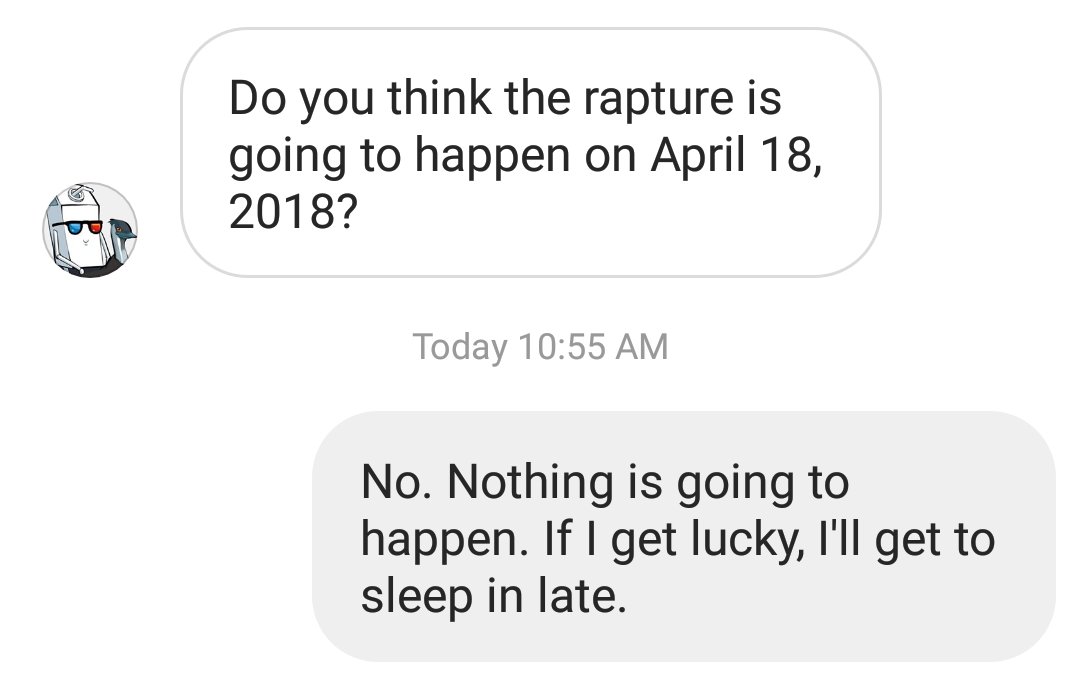 Rev14Media's tweet photo. So far as the April 18th end of the world goes... #endoftheworld #april182018 https://t.co/qRN30eHJzp