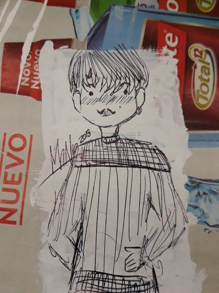 jnykitty's tweet photo. Tiny sketch over a magazine. 

#JOHNNY #NCTFanart https://t.co/hIfkqgt2Az