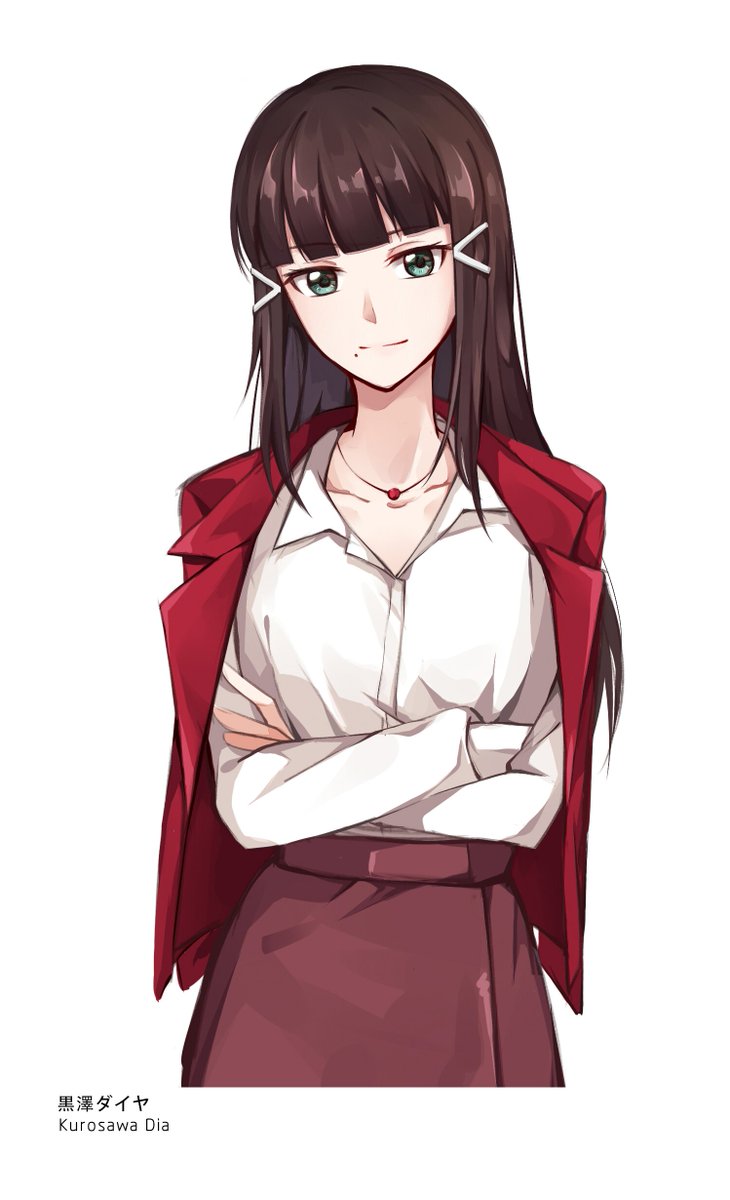 黒澤ダイヤ 「OL姐姐✧*。٩(ˊᗜˋ*)و✧*。 ​​​​
#黒澤ダイヤ 」|GEMi25のイラスト