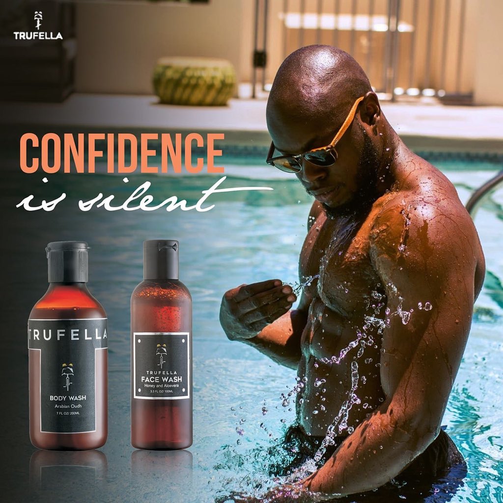trufella_'s tweet photo. Confidence is silent!
#bodywash #facewash #confidence #bepositive #men #trufella https://t.co/2lWZBZ1gGU