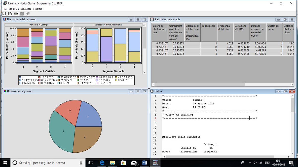 mastercesma's tweet photo. La Cluster Analysis non è mai stata così divertente come con SAS Enterprise Miner! Qualcuno vuole un pezzo di torta? 🎂
#MasterCesma #SAS #SASItaly #Cluster https://t.co/hSmhbj0lyq