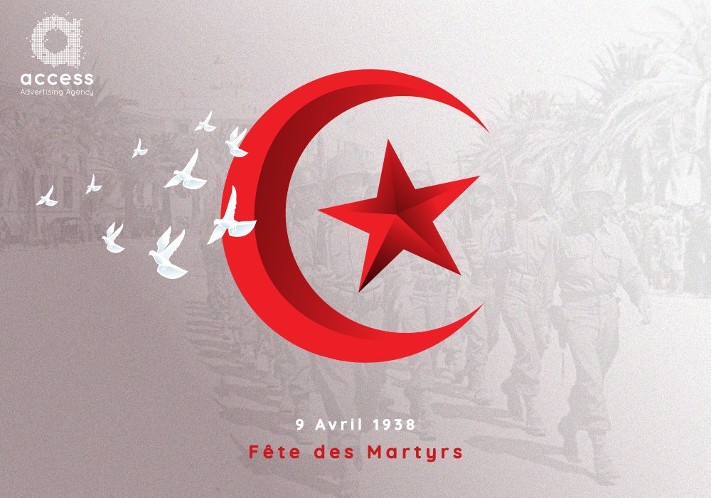 access_ad's tweet photo. Gloire à nos martyrs 🇹🇳!
#Celebrate #NationalDay https://t.co/XVXZgnRr2Z