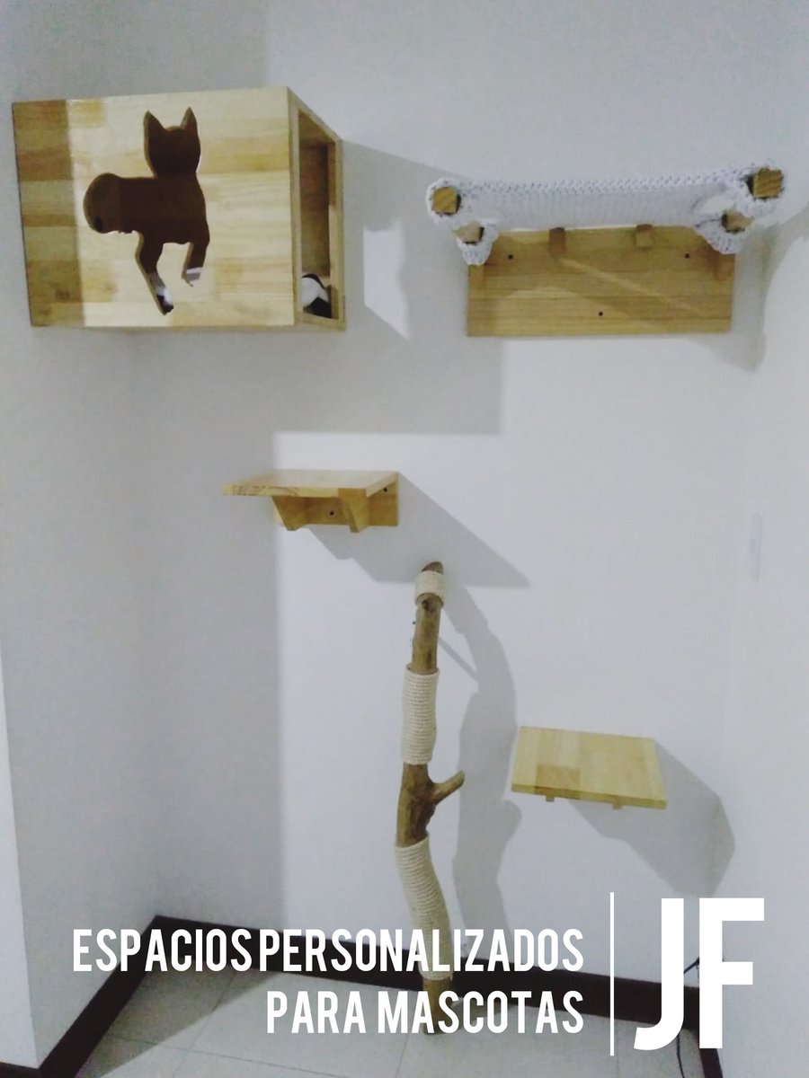 JFCarpinteria's tweet photo. Nuestros espacios personalizados para #mascotas son la mejor opción para hacerlos felices ¡Contáctanos! ∆ @JFCarpinteria ⚔️ #jfcarpinteriaydiseño
#gimnasiogatos #hamacasparagatos #gatos #cattree #Medellin #caladomanual https://t.co/G2pNBKdeiz